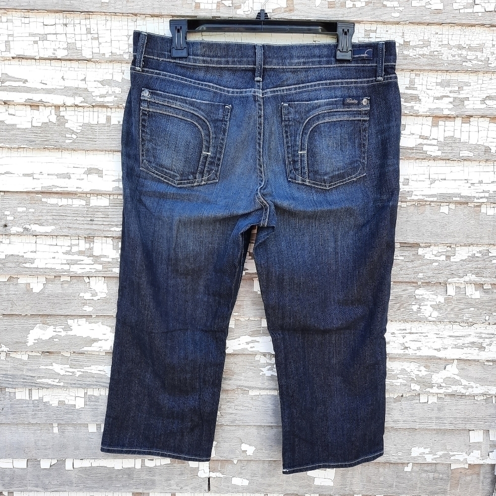 🌟 FIDELITY Denim Bella blue opal Capri Jeans size 31